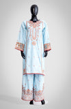 HASEEN-  3 PIECE  EMBROIDERED COTTON SUIT