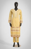 NIMRA-  3 PIECE EMBROIDERED COTTON SUIT