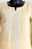 DHANAK  -3 PIECE EMBROIDERED SUIT