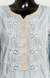 REEMA-3 PIECE EMBROIDERED COTTON SUIT