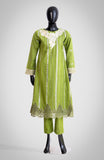 RAFIA- 3 PIECE EMBROIDERED COTTON SUIT