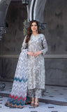 RANIA-3 PIECE EMBROIDERED  COTTON SILK SUIT