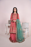 RANI- 3 PIECE EMBROIDERED LEHNGA